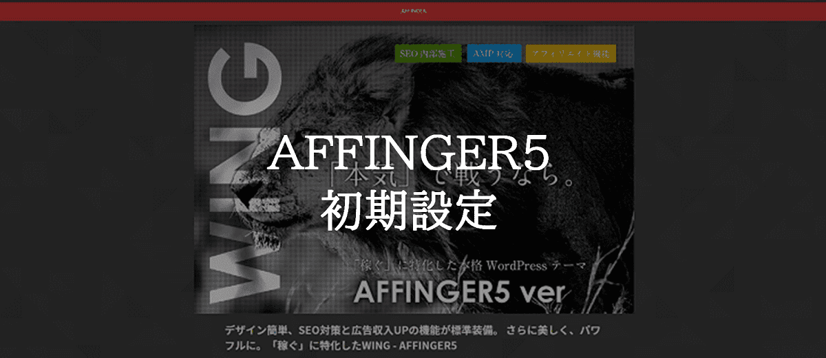 affinger5-initial-settings